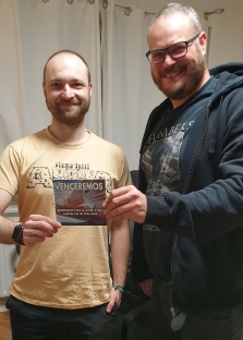 Johnny Raw und Dom van Hool mit der neuen CD